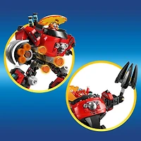 LEGO Sonic: Knuckles vs. Dr. Eggman Egg Crusher Mech - 350 Pieces (77005)