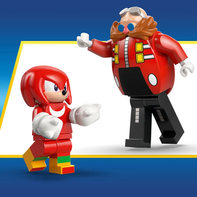 LEGO Sonic : Knuckles contre le robot Egg Crusher du Dr Eggman - 350 pièces (77005)
