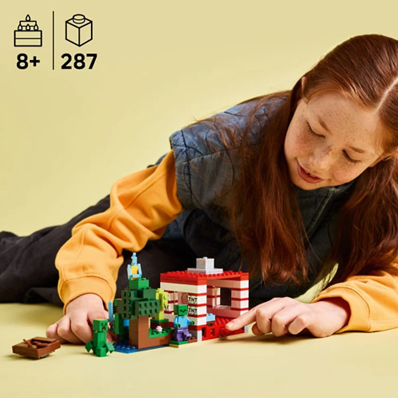 LEGO Minecraft : La maison de la jungle TNT - 287 pièces (21275)