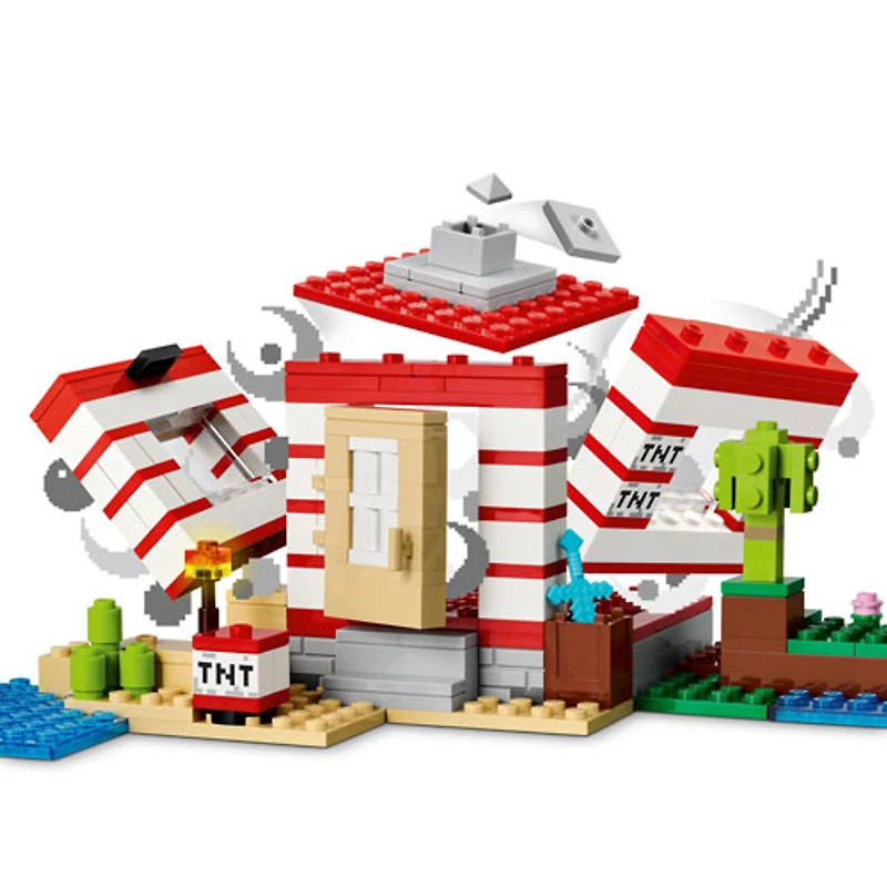 LEGO Minecraft : La maison de la jungle TNT - 287 pièces (21275)