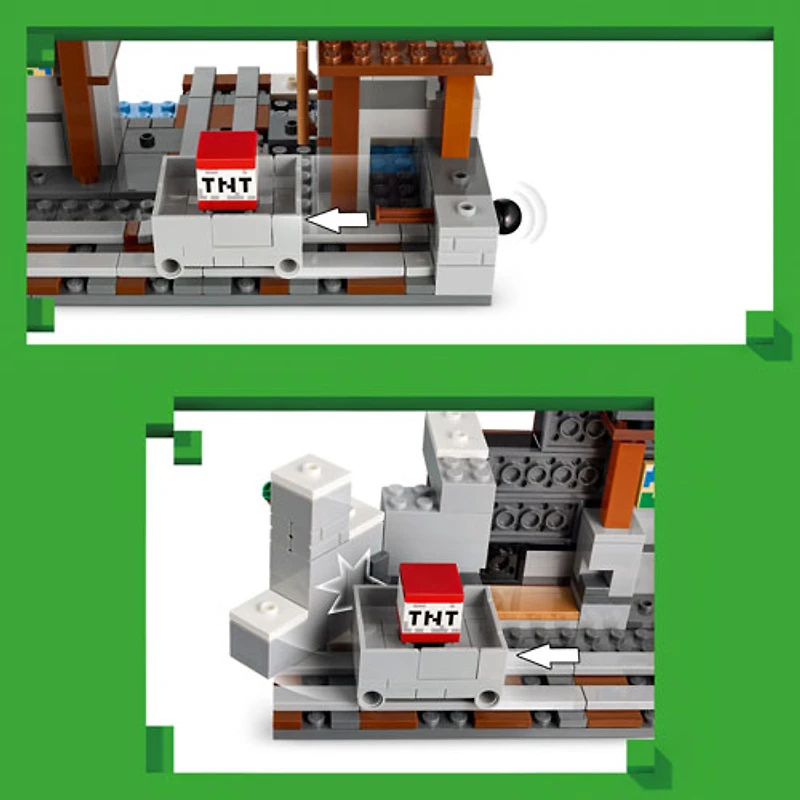 LEGO Minecraft : La mine de la pioche - 530 pièces (21277)