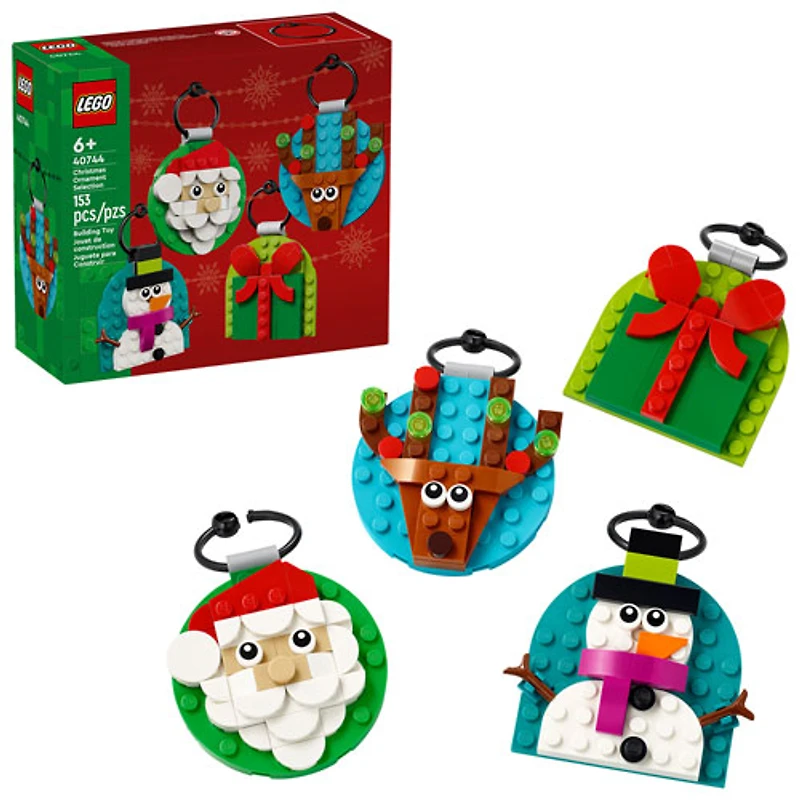 LEGO Christmas : Sélection d'ornements de Noël - 153 pièces (40744)