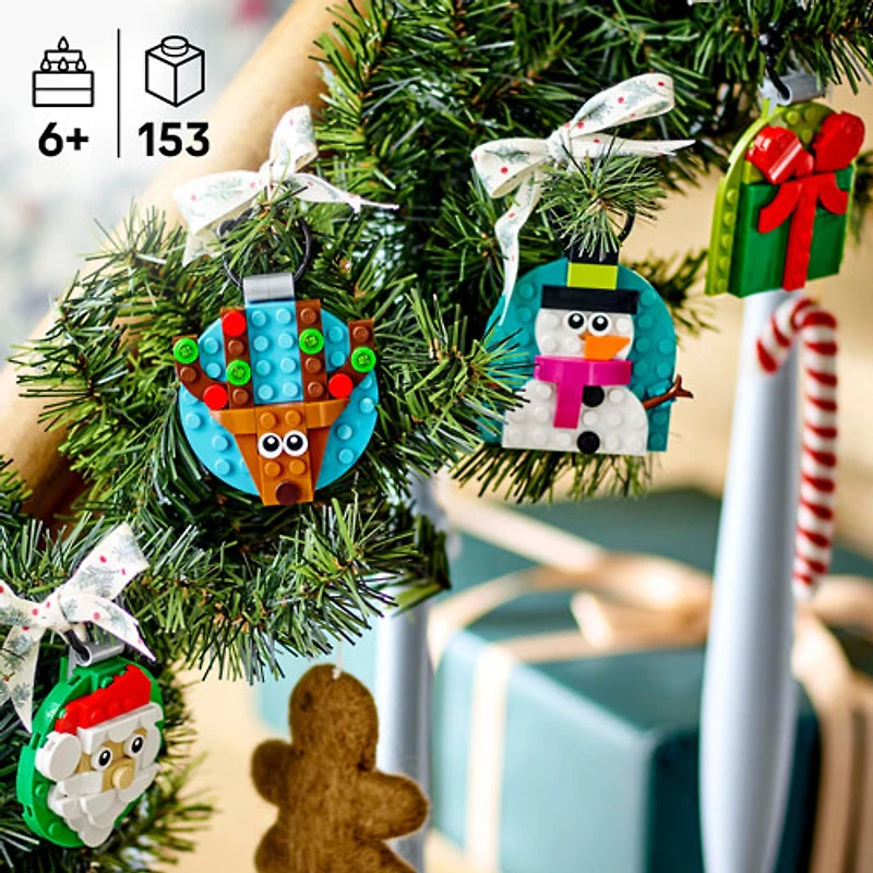 LEGO Christmas : Sélection d'ornements de Noël - 153 pièces (40744)