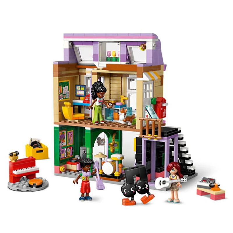 LEGO Friends : Le magasin de musique et l'appartement - 483 pièces (42653)