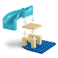 LEGO Gabby's Dollhouse : Les aventures aquatiques de Gabby-sirène - 103 pièces (11204)