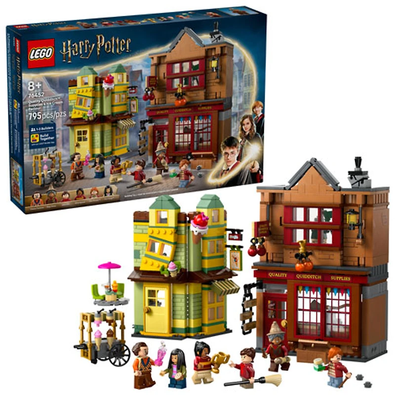 LEGO Harry Potter: Quality Quidditch Supplies & Ice Cream Parlour - 795 Pieces (76452)