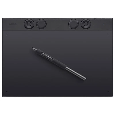 Wacom Intuos Pro Pen 16" x 9" Graphic Tablet with Stylus (PTK670K0A) - Black