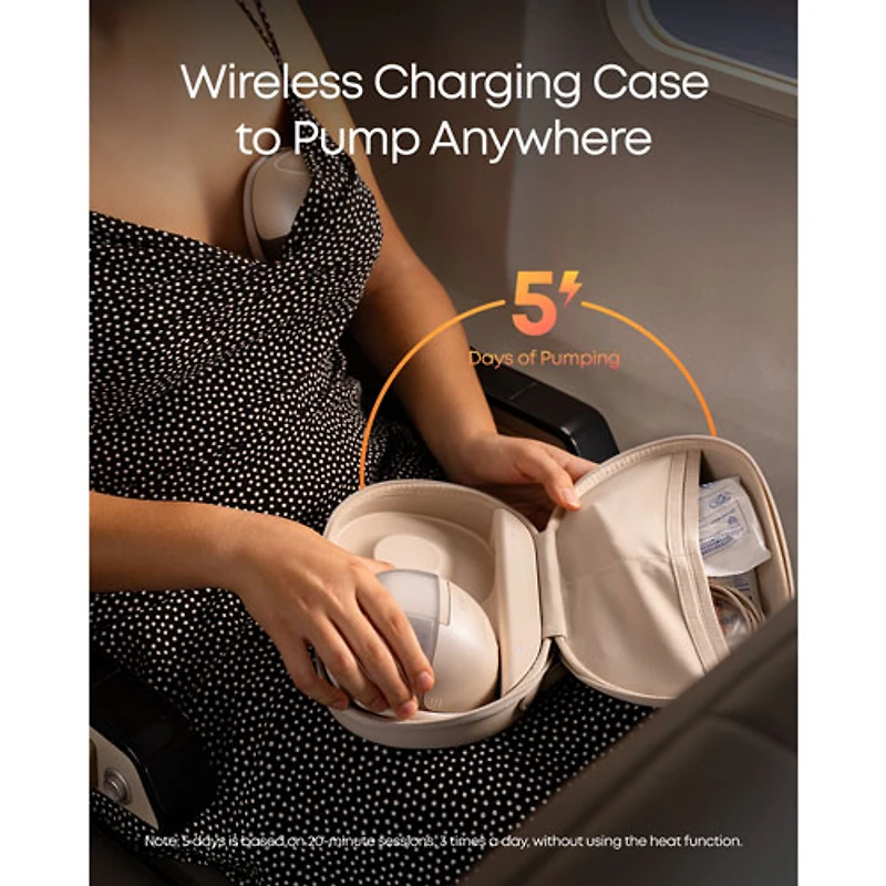 eufy S1 Pro Wearable Double Electric Breast Pump with Charging Case