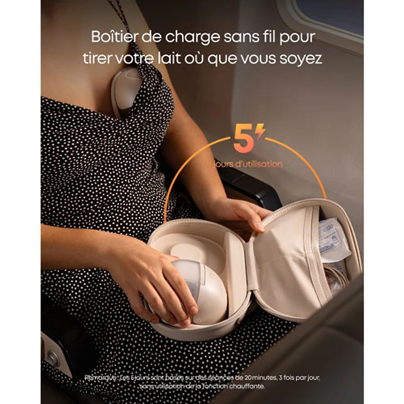 eufy S1 Pro Wearable Double Electric Breast Pump with Charging Case