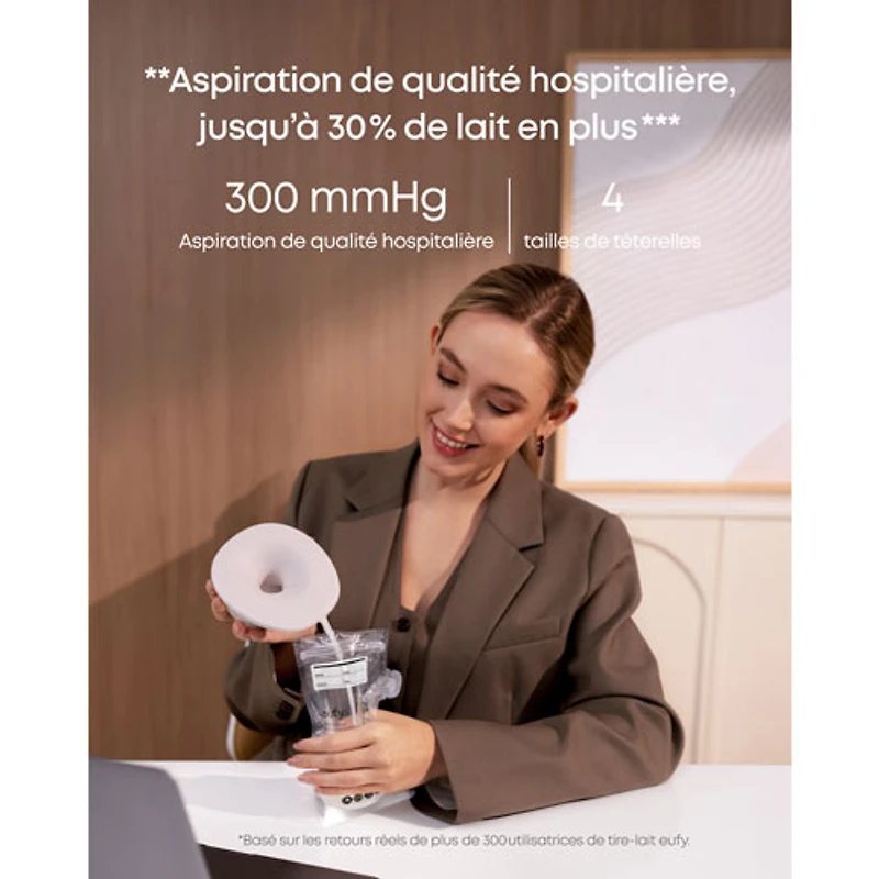 eufy S1 Pro Wearable Double Electric Breast Pump with Charging Case