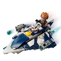 LEGO Star Wars: Microvaisseau Jedi Starfighter de Plo Koon - 89 pièces (75400)