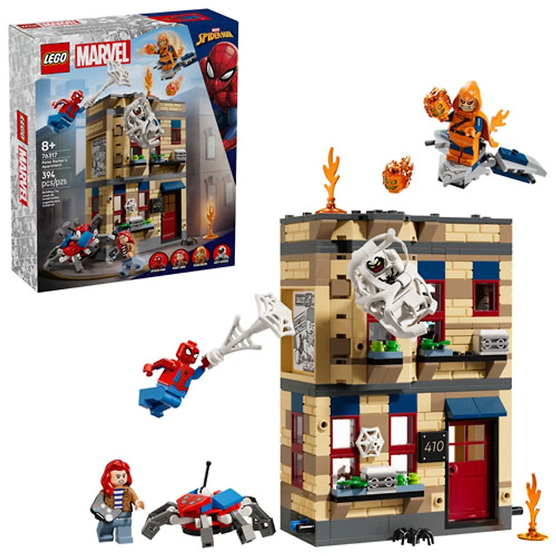 LEGO Super Heroes Marvel: L'appartement de Peter Parker - 394 pièces (76317)