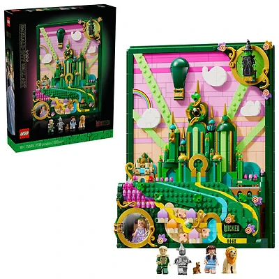 LEGO Wicked: Emerald City Wall Art - 1518 Pieces (75685)