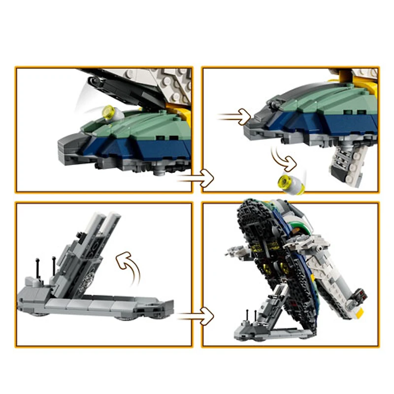 LEGO Star Wars: Jango Fett's Starship - 707 Pieces (75433)