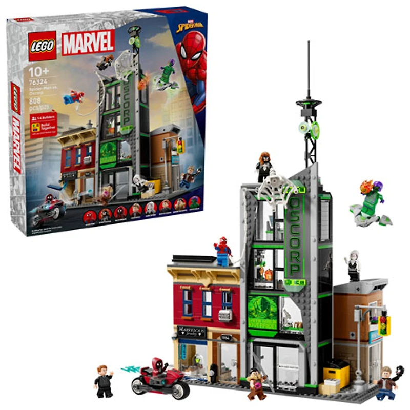 LEGO Super Heroes Marvel: Spider-Man vs. Oscorp - 808 Pieces (76324)