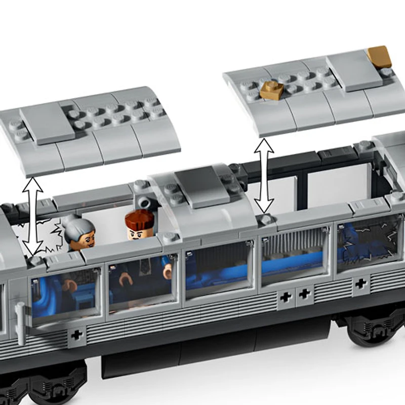 LEGO Marvel: Spider-Man vs. Doc Ock Subway Train Scene - 393 Pieces (76321)