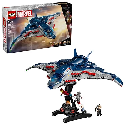 LEGO Super Heroes Marvel: Age of Ultron Quinjet - 1131 Pieces (76325)