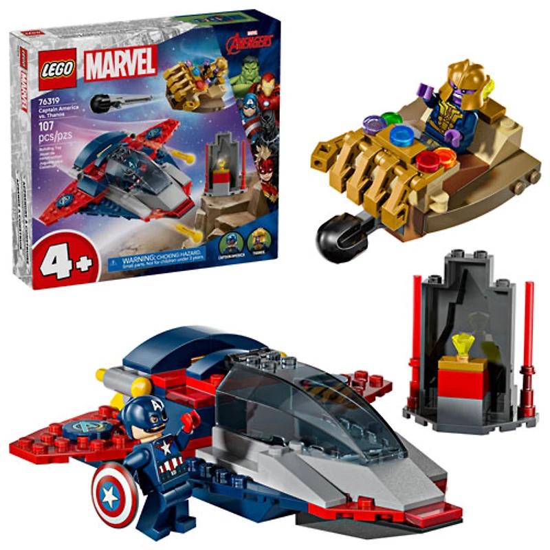 LEGO Marvel: Captain America vs. Thanos - 107 Pieces (76319)