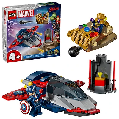 LEGO Marvel: Captain America vs. Thanos - 107 Pieces (76319)