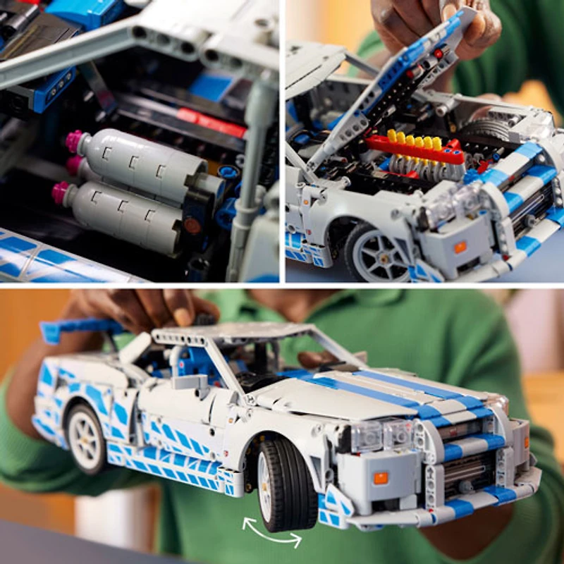 LEGO Technic: 2 Fast 2 Furious Nissan Skyline GT-R (R34) Car - 1410 Pieces (42210)