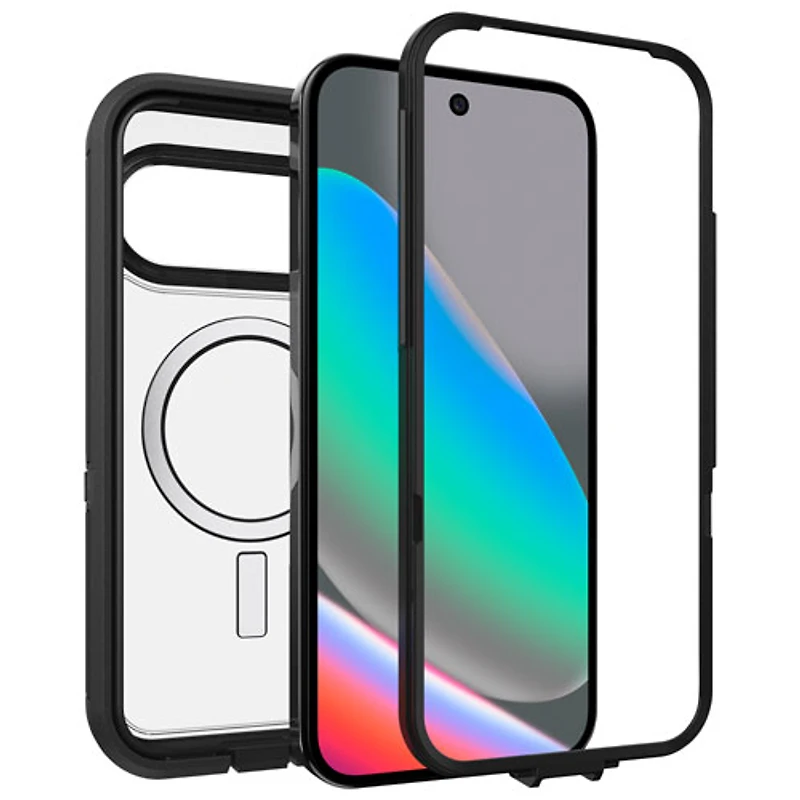 OtterBox Defender Pro XT Fitted Hard Shell Case with Magnet for Pixel 10/10 Pro - Translucent black