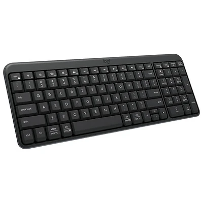 Clavier compact Bluetooth avec pavé numérique K250 de Logitech - Graphite - Anglais