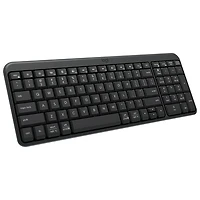 Clavier compact Bluetooth avec pavé numérique K250 de Logitech - Graphite - Anglais