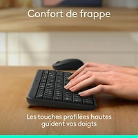 Clavier compact Bluetooth avec pavé numérique K250 de Logitech - Graphite - Anglais