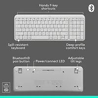 Ensemble clavier et souris sans fil MK250 de Logitech - Blanc - Anglais