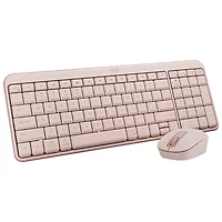 Logitech MK250 Wireless Keyboard & Mouse Combo - Rose - English