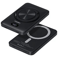 Kopplen 5000 mAh USB-C Power Bank with 15W Wireless Charger & Stand - Black