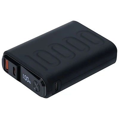Kopplen Palm-Sized 10000 mAh Dual USB-C/USB-A Power Bank - Black