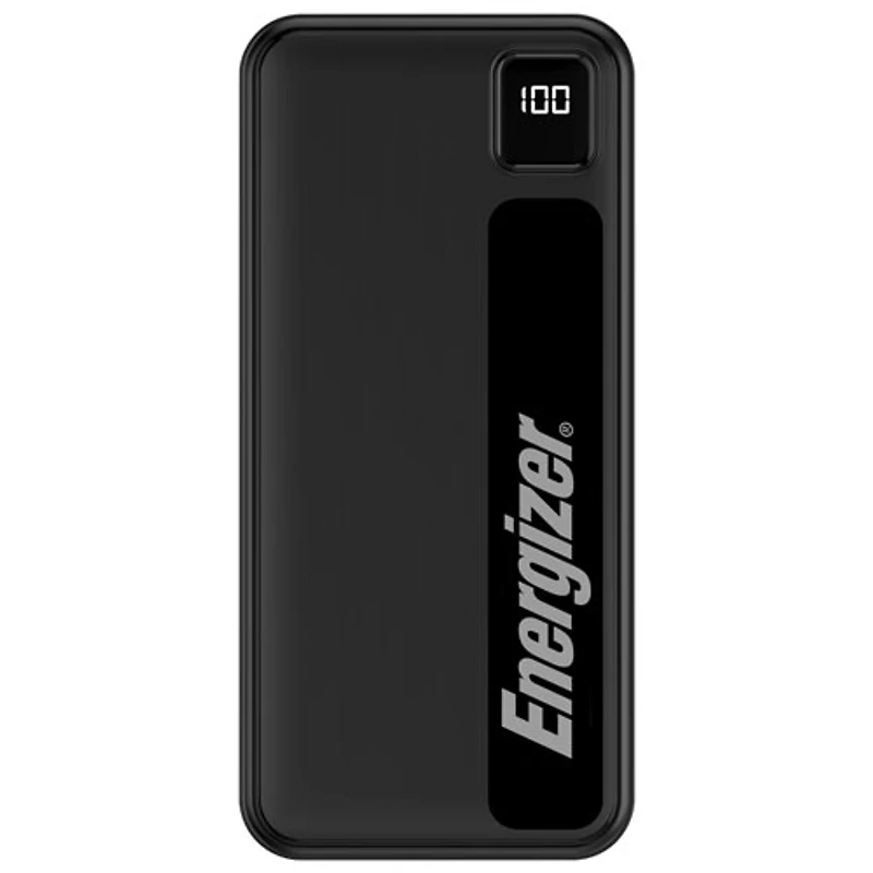 Chargeur portable USB-C/USB-A de 20000 mAh MAX d'Energizer - Noir