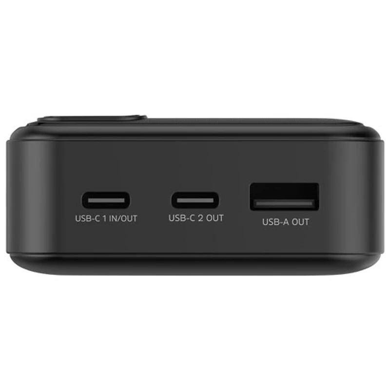 Chargeur portable USB-C/USB-A de 20000 mAh MAX d'Energizer - Noir