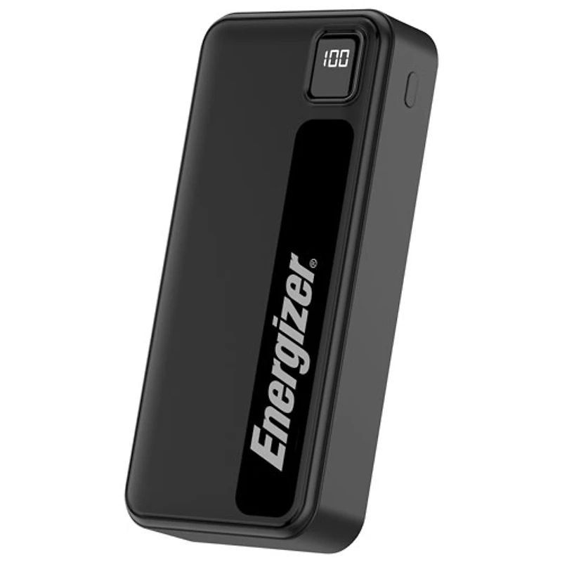 Chargeur portable USB-C/USB-A de 20000 mAh MAX d'Energizer - Noir