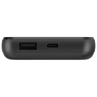 Chargeur portable sans fil magnétique Qi USB-C/USB-A de 5000 mAh d'Energizer - Noir
