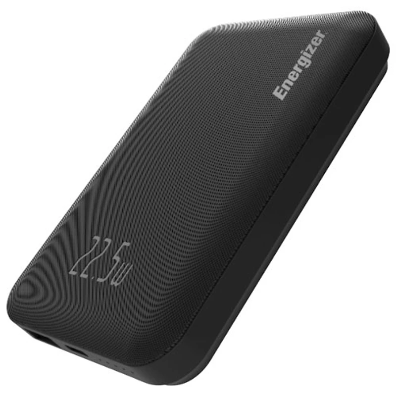 Chargeur portable sans fil magnétique Qi USB-C/USB-A de 10 000 mAh d'Energizer - Noir