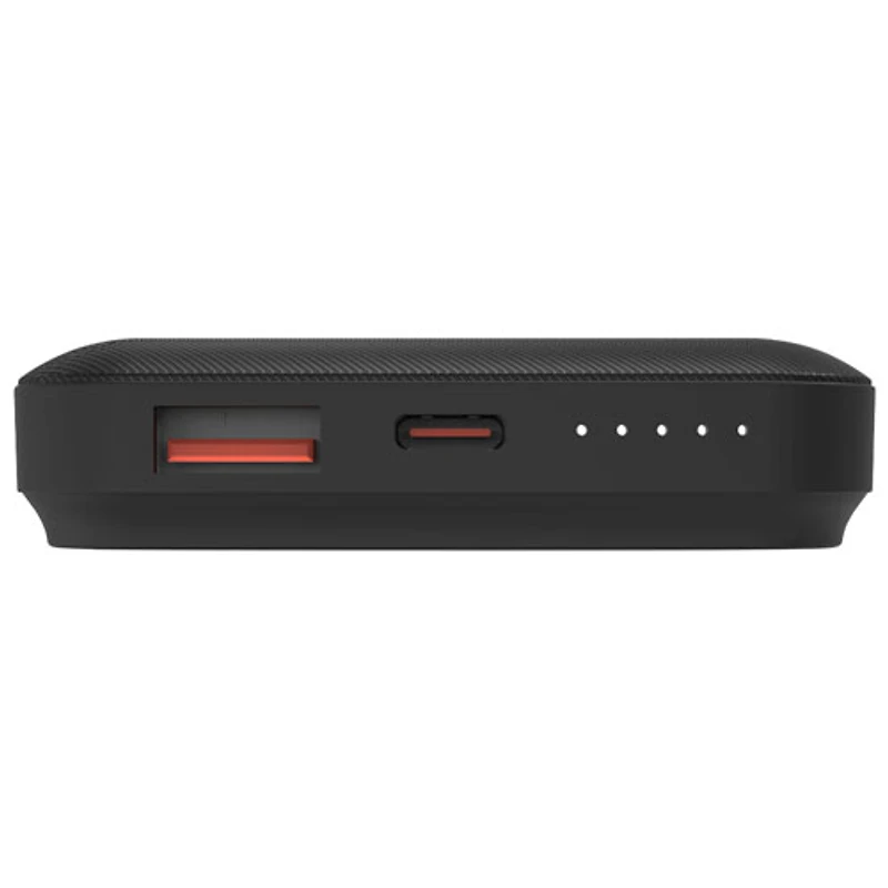 Chargeur portable sans fil magnétique Qi USB-C/USB-A de 10 000 mAh d'Energizer - Noir