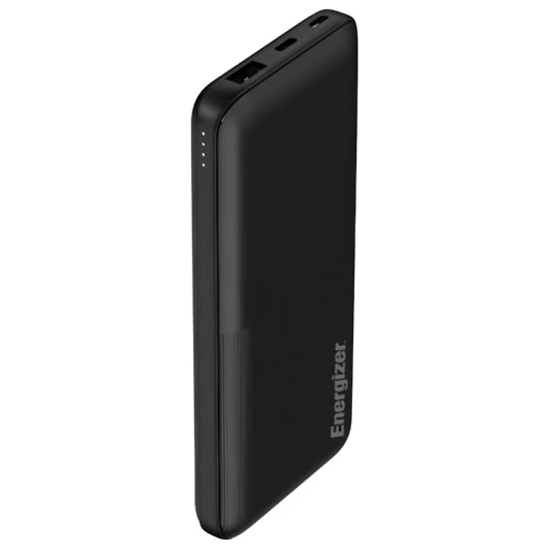 Energizer 10000 mAh USB-C/USB-A Power Bank - Black