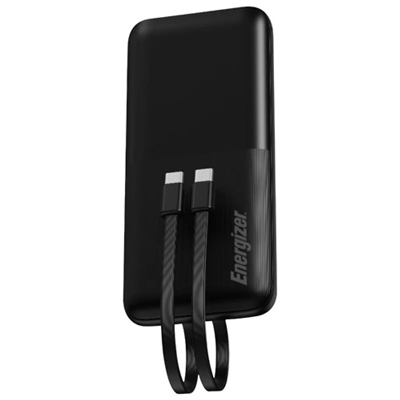 Energizer 10000 mAh USB-C/USB-A Power Bank - Black