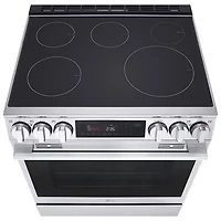 LG 30" 6.3 Cu. Ft. True Convection 5-Element Slide-In Induction Air Fry Range (LSIL6336XE) - Stainless Steel