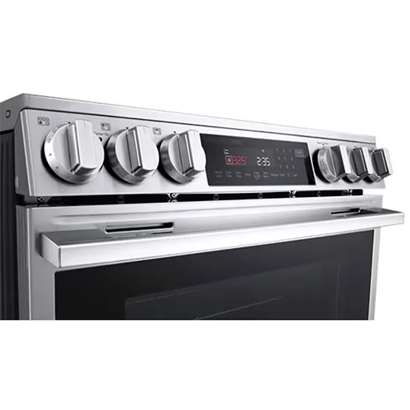 LG 30" 6.3 Cu. Ft. True Convection 5-Element Slide-In Induction Air Fry Range (LSIL6336XE) - Stainless Steel