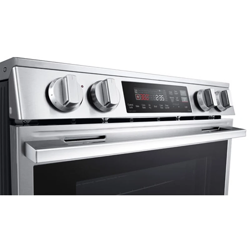 LG 30" 6.3 Cu. Ft. True Convection Slide-In Induction Air Fry Range with ProBake Convection (LSIL6334XE) - Stainless Steel