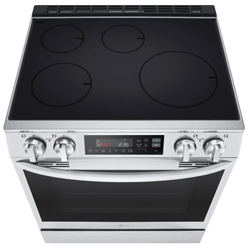 LG 30" 6.3 Cu. Ft. True Convection Slide-In Induction Air Fry Range (LSIL6334XE) - Stainless Steel