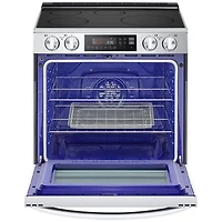 LG 30" 6.3 Cu. Ft. True Convection Slide-In Induction Air Fry Range (LSIL6334XE) - Stainless Steel