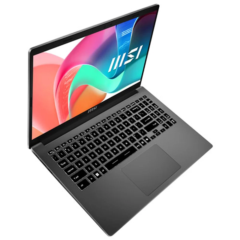 Portable professionnel de 15,6 po Modern 15 de MSI - Gris platine (Core i5-1334U d'Intel/RAM 16 Go/SSD 512 Go/Windows 11 Famille)
