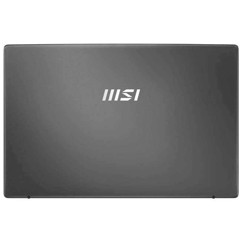 Portable professionnel de 15,6 po Modern 15 de MSI - Gris platine (Core i5-1334U d'Intel/RAM 16 Go/SSD 512 Go/Windows 11 Famille)