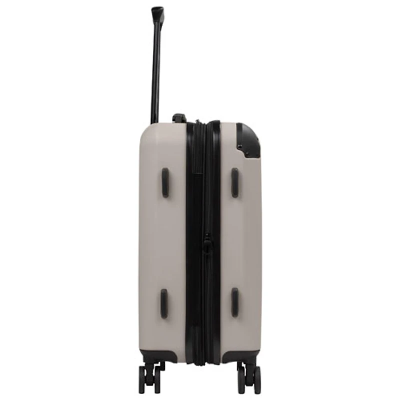 Bugatti New York 21.5" Hard Side Expandable Carry-On Luggage & Backpack - Taupe
