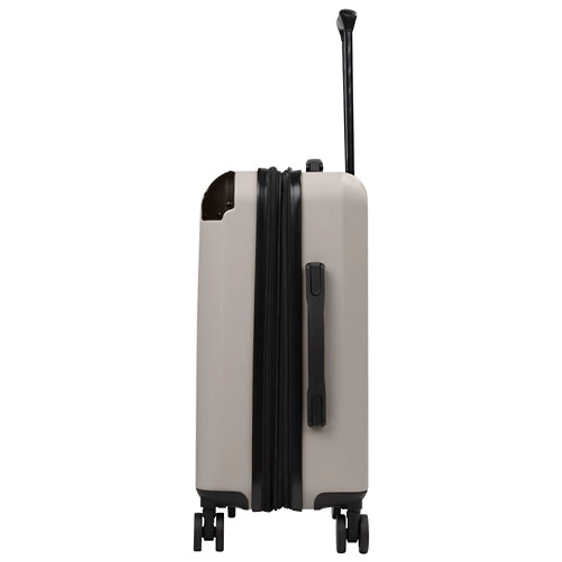 Bugatti New York 21.5" Hard Side Expandable Carry-On Luggage & Backpack - Taupe