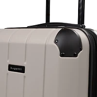 Bugatti New York 21.5" Hard Side Expandable Carry-On Luggage & Backpack - Taupe